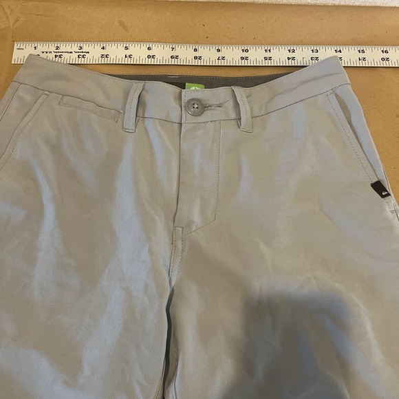 Quiksilver Shorts Mens 26/12 Blue Hybrid Walking Amphibian Stretch Skate Surf - Picture 10 of 13